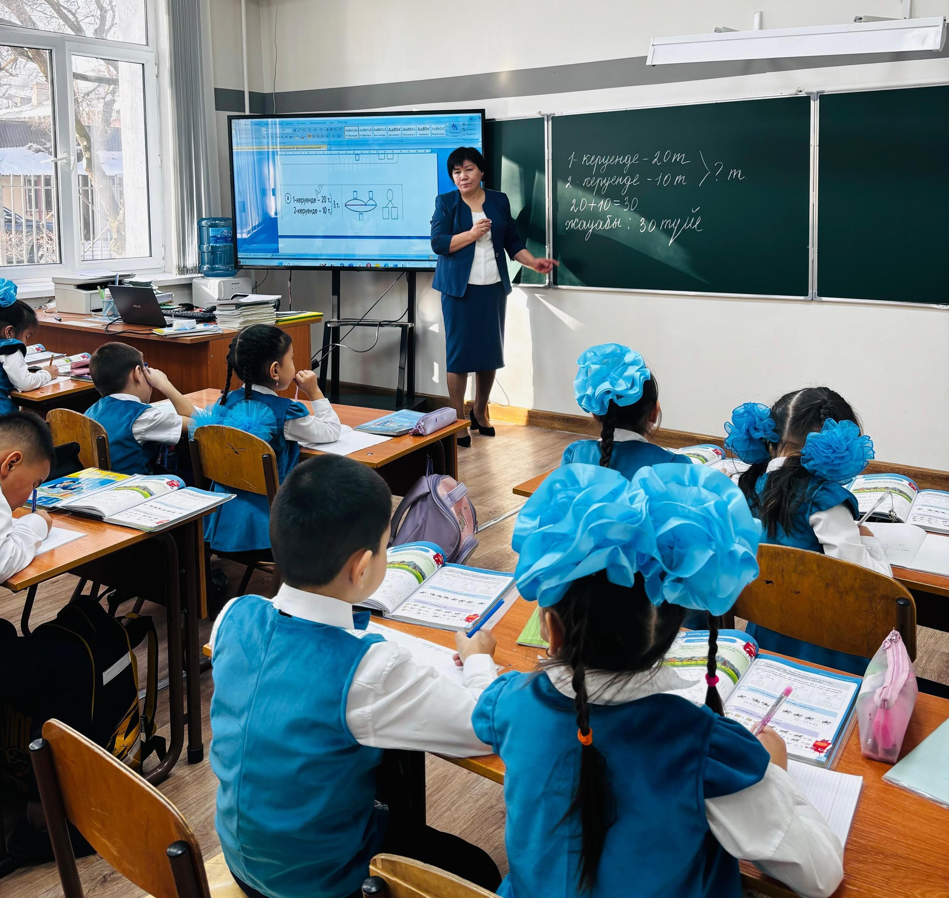 Бастауыш сынып математика пәнінен ашық сабақ