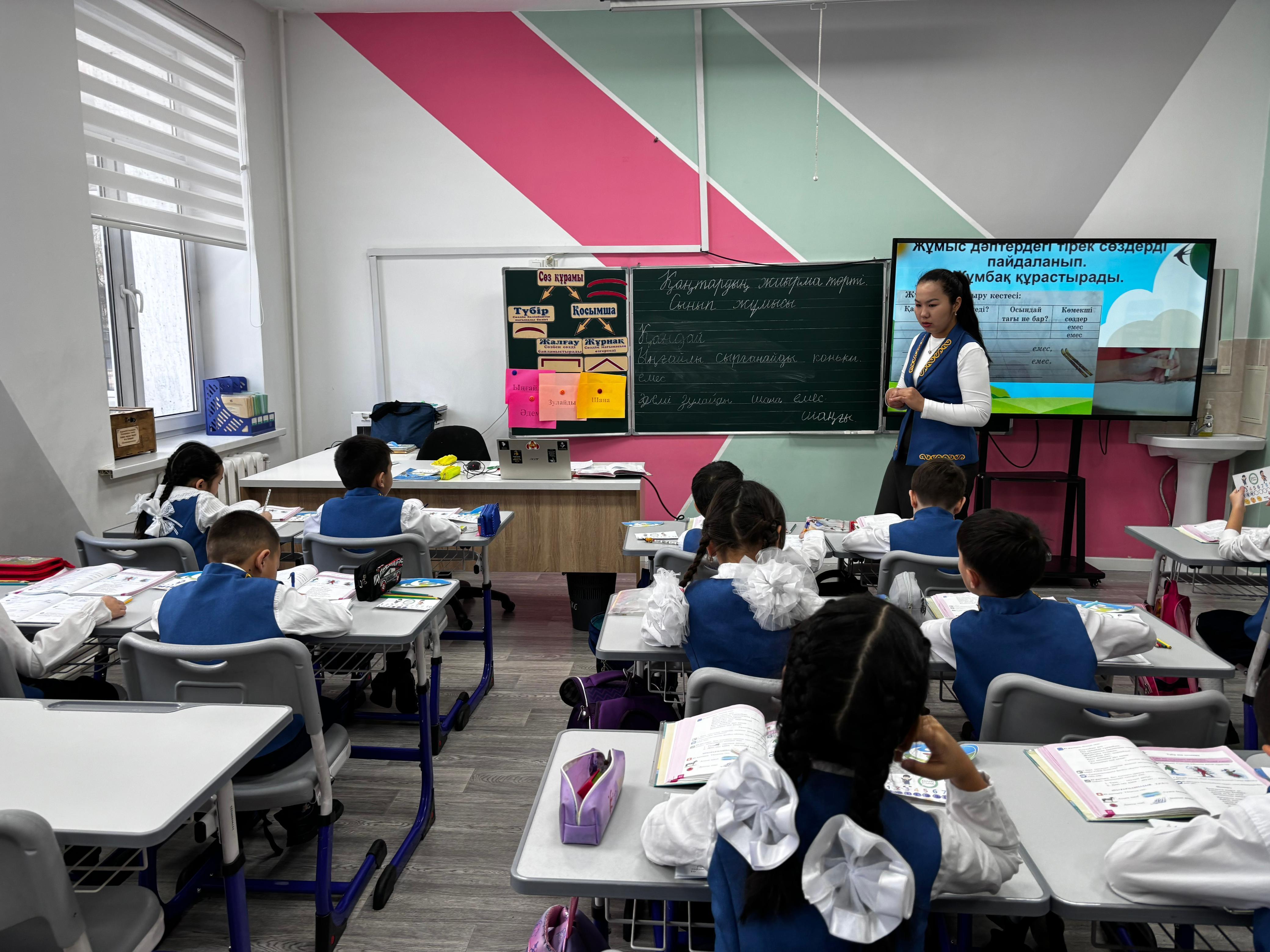 Бастауыш сынып қазақ тілі пәнінен ашық сабақ